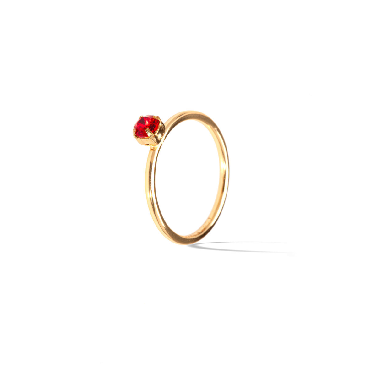 Bague Zi rouge