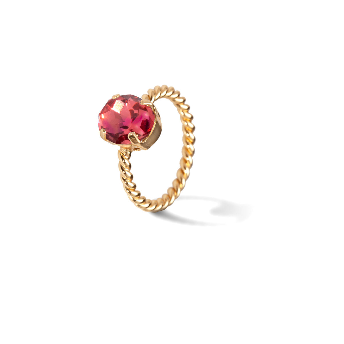 Bague uno rose